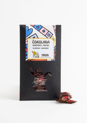 Slika Tamna čokolada s borovnicama i malinama